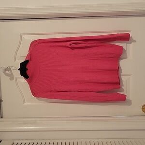 Women's Pink pullover sweater, size L